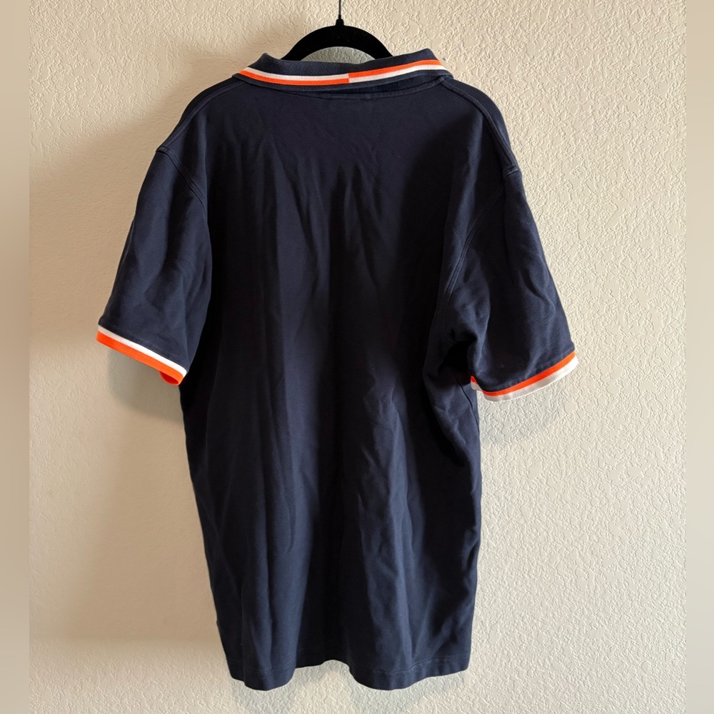 Psycho Bunny Navy Polo with Orange & White Trim - Picture 2 of 5
